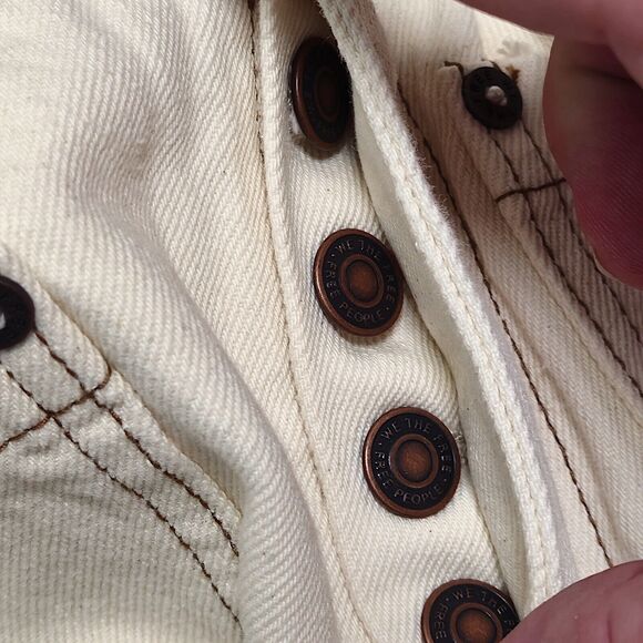 Anthropologie We The Free Women’s Shorts Coastal Casual Raw Hem Denim Size 25 - Picture 10 of 10